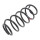 Suspension Spring front axle coil spring Ø 145 mm KYB for e.g. SAAB 900