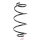 Suspension Spring front axle coil spring Ø 152 mm KYB for e.g. RENAULT CLIO