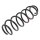 Suspension Spring rear axle coil spring Ø 102 mm KYB for e.g. CITROËN DS3