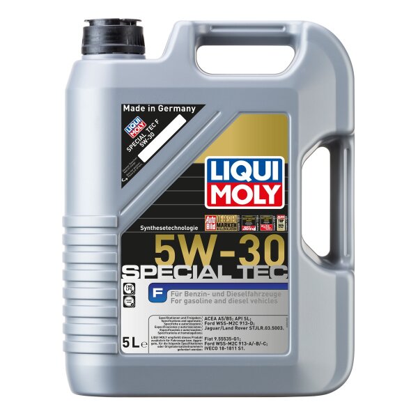 Engine Oil 5 l 5W-30 LIQUI MOLY Special Tec F for various...
