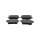 Brake Pad Set Disc Brake 18,8 mm TRISCAN for e.g. MERCEDES-BENZ GLE