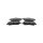 Brake pad set discs 19.4 mm TRISCAN for TOYOTA AVENSIS and others