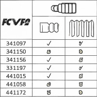 Shock absorber rear axle oil pressure telescopic KYB for...