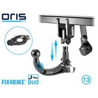 Trailer hitch KIT ball head removable 13-pin electrical...