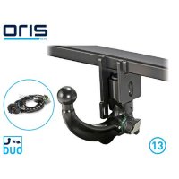 Trailer hitch KIT ball head removable 13-pin electrical...