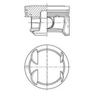 Piston trapezoidal connecting rod 73.4mm KOLBENSCHMIDT...