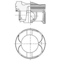 Kolben 32,9 mm Kompression 32,9 KOLBENSCHMIDT für u.a. FORD B-Max