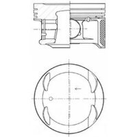 Kolben 28,7 mm Kompression 28,7 KOLBENSCHMIDT für u.a. FIAT Multipla