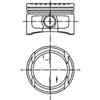Kolben 29,27 mm Kompression 29,27 KOLBENSCHMIDT für u.a. SEAT Cordoba
