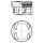 Kolben 30,8 mm Kompression 30,8 KOLBENSCHMIDT für u.a. VW Tiguan