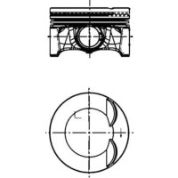 Kolben Trapezpleuel 82,51mm KOLBENSCHMIDT für AUDI A1