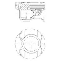 Kolben 31 mm Kompression 31 KOLBENSCHMIDT für u.a. MERCEDES-BENZ C-Klasse
