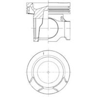 Kolben 75,9 mm Kompression 75,9 KOLBENSCHMIDT