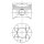 Piston trapezoidal connecting rod 88.01mm KOLBENSCHMIDT for MERCEDES C-CLASS