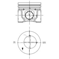 Kolben Trapezpleuel 83mm KOLBENSCHMIDT für FORD C-MAX