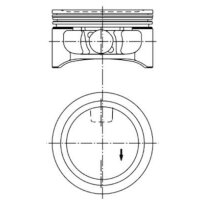 Piston 86.5mm KOLBENSCHMIDT for OPEL ASTRA G CC