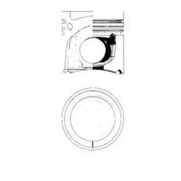 Piston trapezoidal connecting rod 102.6mm KOLBENSCHMIDT for MERCEDES VARIO box