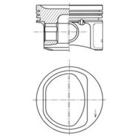 Kolben 70,8mm KOLBENSCHMIDT für FIAT PANDA / PANDA...