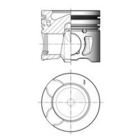 Kolben Trapezpleuel 85,6mm KOLBENSCHMIDT für CITROEN...