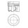 Piston trapezoidal connecting rod 81.01mm KOLBENSCHMIDT for AUDI A3