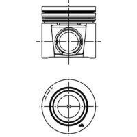 Kolben Trapezpleuel 88,4mm KOLBENSCHMIDT für FIAT...