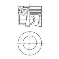Piston trapezoidal connecting rod 79.75mm KOLBENSCHMIDT...