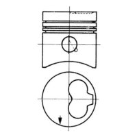 Piston 77.01mm KOLBENSCHMIDT for AUDI 80 B2 Saloon
