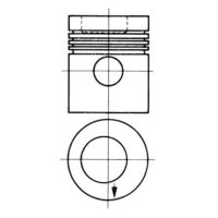 Piston 97mm KOLBENSCHMIDT for MERCEDES T2/L municipal...