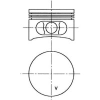 Piston 69mm KOLBENSCHMIDT for RENAULT CLIO I