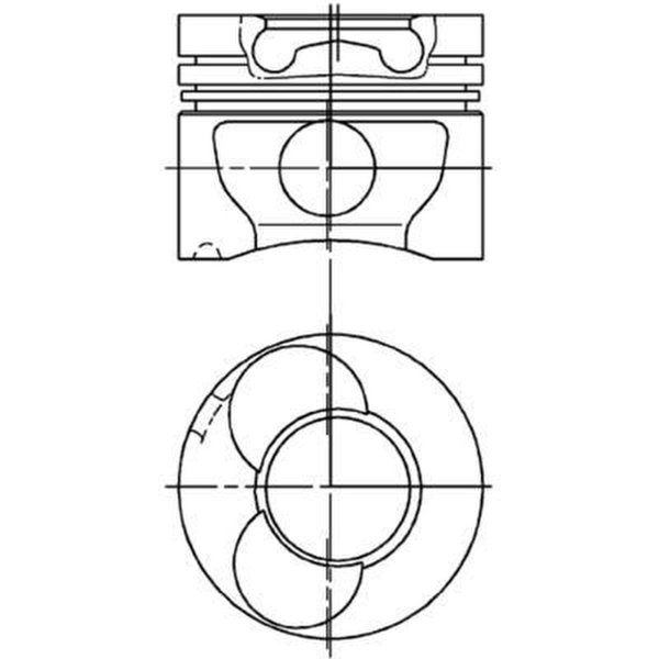 Piston 89.5mm KOLBENSCHMIDT for MERCEDES E-CLASS