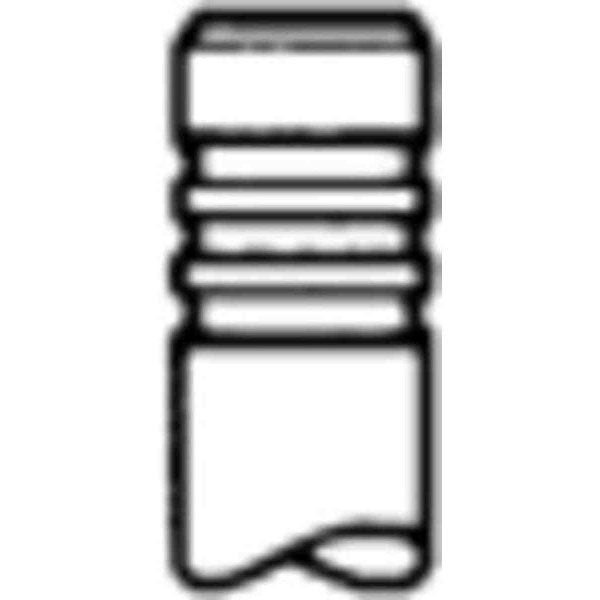 Inlet valve 6mm chrome-silicon steel TRW for MERCEDES C-CLASS