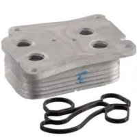 Oil Cooler 5 ribs 110 x 98 mm PIERBURG for MERCEDES-BENZ...