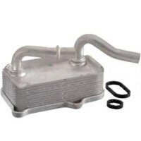 Oil Cooler 10 ribs 142 x 81 mm PIERBURG for MERCEDES-BENZ...