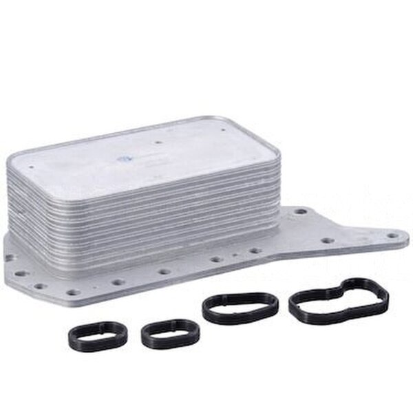 Oil Cooler 11 ribs 141 x 80 mm PIERBURG suitable for e.g. OPEL VIVARO