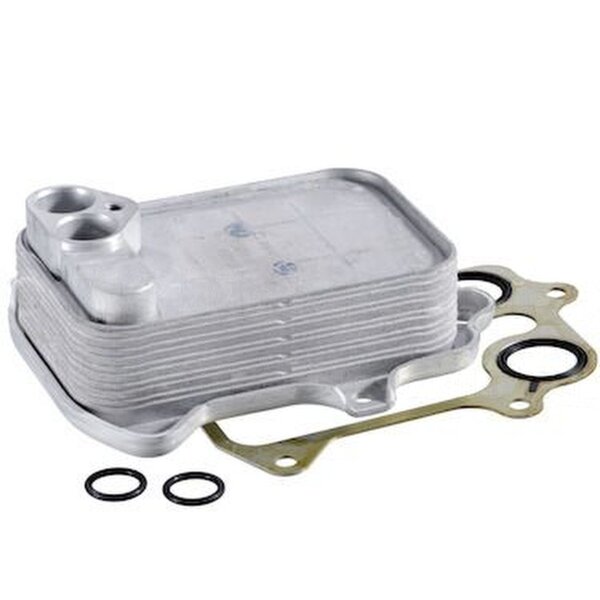 Oil Cooler 9 ribs 128 x 85 mm PIERBURG IAM Expertise suitable for VW GOLF