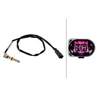 Sensor Exhaust Gas Temperature 2-pin 536 mm cable HELLA for e.g. VW TRANSPORTER