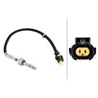 Sensor Abgastemperatur 2-polig 305 mm Kabel HELLA für u.a. MB C-KLASSE