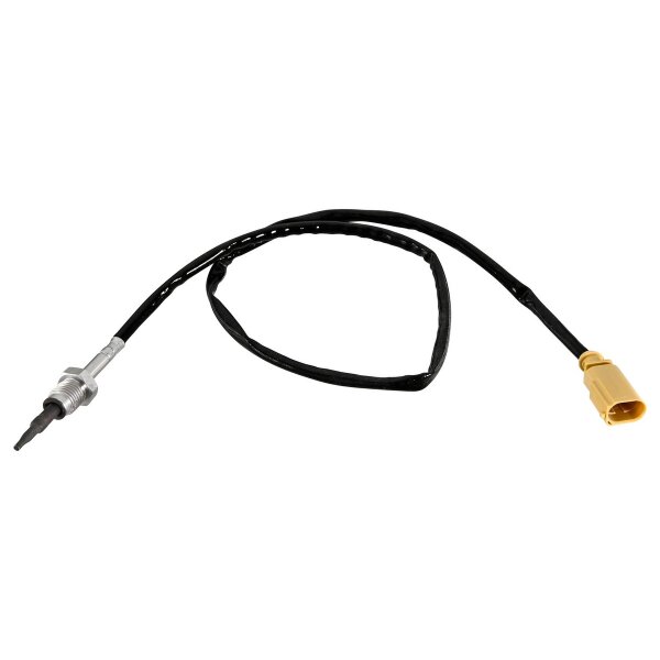 Sensor Abgastemperatur geschraubt 2-polig 645mm Kabel HELLA für u.a. AUDI A3