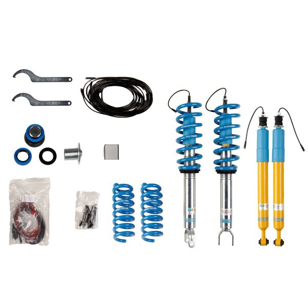 Suspension kit springs dampers BILSTEIN B16 ridecontrol® for e.g. MB E-CLASS