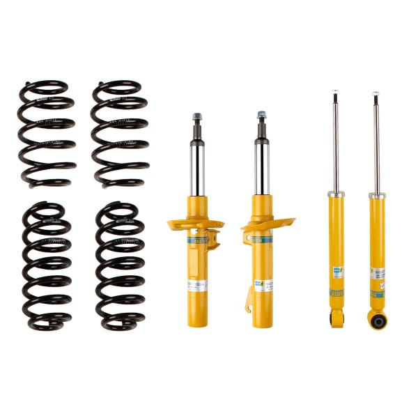 Suspension Kit Springs/Shock Absorbers Gas Pressure BILSTEIN for AUDI A3