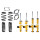 Suspension Kit Springs/Shock Absorbers Gas Pressure BILSTEIN for BMW 4