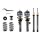 Suspension Kit, springs/shock absorbers Gas Pressure BILSTEIN for e.g. AUDI A3 Limousine