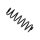 Suspension Spring Rear Axle BILSTEIN for e.g. SEAT Ibiza IV Sportcoupe