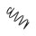 Suspension Spring Front Axle BILSTEIN for e.g. BMW 3er Touring