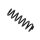 Rear suspension spring BILSTEIN for AUDI A3 Cabriolet
