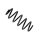 Suspension Spring Front Axle BILSTEIN for e.g. VW Passat Variant