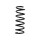 Suspension spring for car rear axle BILSTEIN B3 for FORD GRAND C-MAX
