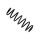 Suspension Spring Rear Axle BILSTEIN for e.g. SEAT Ibiza IV