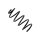 Suspension Spring Front Axle BILSTEIN for e.g. FORD Mondeo V Schrägheck