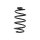 Suspension spring front axle BILSTEIN B3 for e.g. FORD MONDEO V notchback